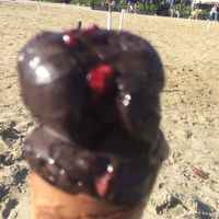 Dark chocolate  at Kavarna Cacao in Portoroz