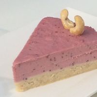 Strawberry cake at Kavarna Cacao in Portoroz