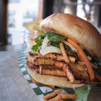 BBQ Tofu Banh Mi at Laverne's Eatery in Gananoque
