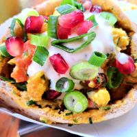 Cauliflower pita at Shouk in Drumcondra