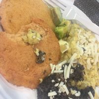 Breakfast trio.  at Reina Vegana in Hollywood