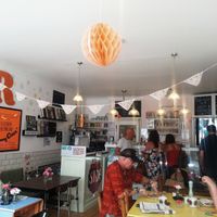Inside the cafe at Revival in Whitstable
