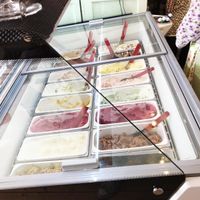 Ice cream choices, around 3/4 vegan options at Revival in Whitstable
