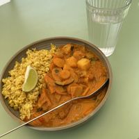 Mangold-Curry  at Karma Food - Laurenzerberg in Vienna