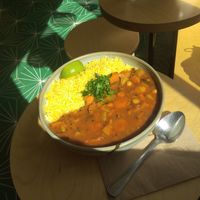 Sweet potato curry. at Karma Food - Laurenzerberg in Vienna