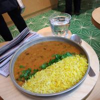 Lentil curry at Karma Food - Laurenzerberg in Vienna