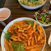 Penne pasta with tofu (no cheese or cream) at Noodles  in Vacaville