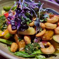 Cashew stir fry at Hochi Mama in Melbourne