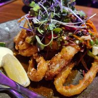 Onion ring salad at Hochi Mama in Melbourne