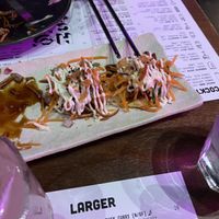 Vegan duck crisp wonton 👌  at Hochi Mama in Melbourne