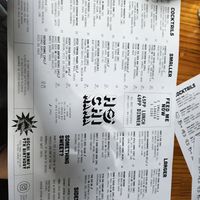 Menu at Hochi Mama in Melbourne