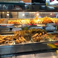 Fried selection at Kee's Crispy Goreng Pisang in Central Singapore