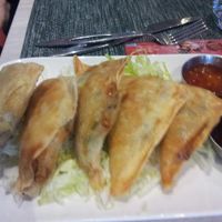 Samoussas légumes at Saveurs des Iles in Lille