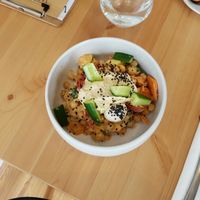 chickpea salad. was amazing at Way2live Cafe & Pantry in Hammondville