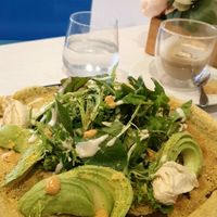 Chickpea omelette - so delicious! at Way2live Cafe & Pantry in Hammondville