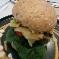 vegan burger at Way2live Cafe & Pantry in Hammondville