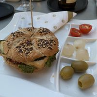 Tofu sandwich  at Cafe Central in Portoroz