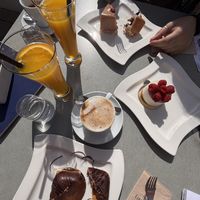   at Cafe Central in Portoroz