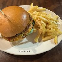 Veggie burger  at Santa & Co in Santander