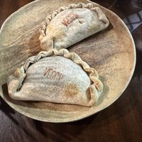 Veggie empanadas  at Santa & Co in Santander
