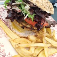 Veggie Burguer at Santa & Co in Santander