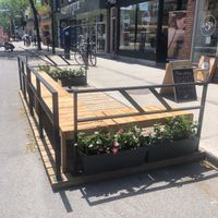 Patio at Cafe Jardin in Verdun