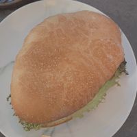 Soju strēmelu sandwich #Veganuary at Mazā Terapija in Riga