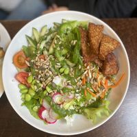 tempe bowl salad thingy  at Mazā Terapija in Riga