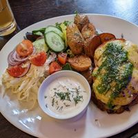 Schnitzel at Mazā Terapija in Riga