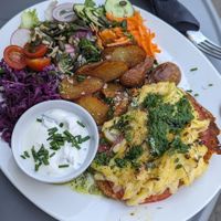 Schnitzel at Mazā Terapija in Riga