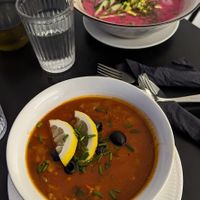 Soups at Mazā Terapija in Riga