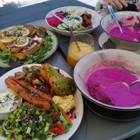 Late breakfast  at Mazā Terapija in Riga