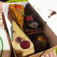 Cakes at Mazā Terapija in Riga