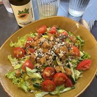 Tempeh salad  at Mazā Terapija in Riga