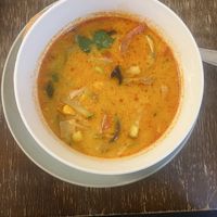 Lunch Special - Tom Yum broth!  at Mazā Terapija in Riga