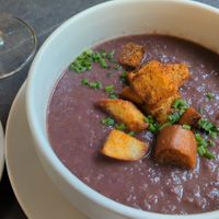 Soup at Mazā Terapija in Riga