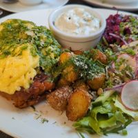 Schnitzel at Mazā Terapija in Riga