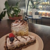 Dessert at Mazā Terapija in Riga
