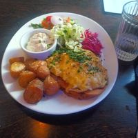 Schnitzel at Mazā Terapija in Riga