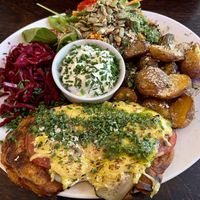 Soy schnitzel   at Mazā Terapija in Riga