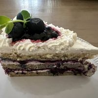Blueberry cake   at Mazā Terapija in Riga