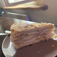 Napoleon‘s cake 🍰   at Mazā Terapija in Riga