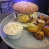 Furious grill burger at Mazā Terapija in Riga