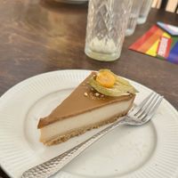 cheese cake  at Mazā Terapija in Riga