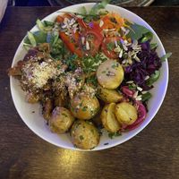 Kebab bowl  at Mazā Terapija in Riga