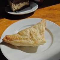 Soy protein pastry at Mazā Terapija in Riga