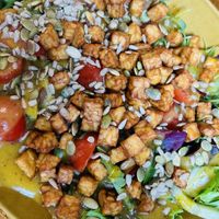 Tempeh salad  at Mazā Terapija in Riga
