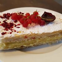 Millefeuilles at Mazā Terapija in Riga
