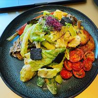 Vegan autumn salad at Azur - Four Seasons Hotel in Tunis