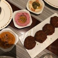 Falafel starter  at Azur - Four Seasons Hotel in Tunis